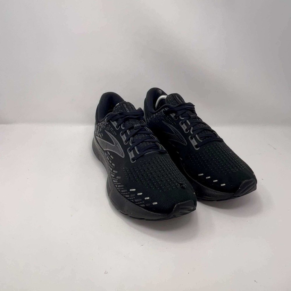 Brooks Glycerin 20 Running Shoes Triple Black Neutral Cushion Sneakers Mens 12